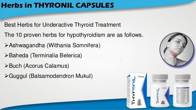 Proven Herbs For Hypothyroidism To Improve Thyroid Gland Function