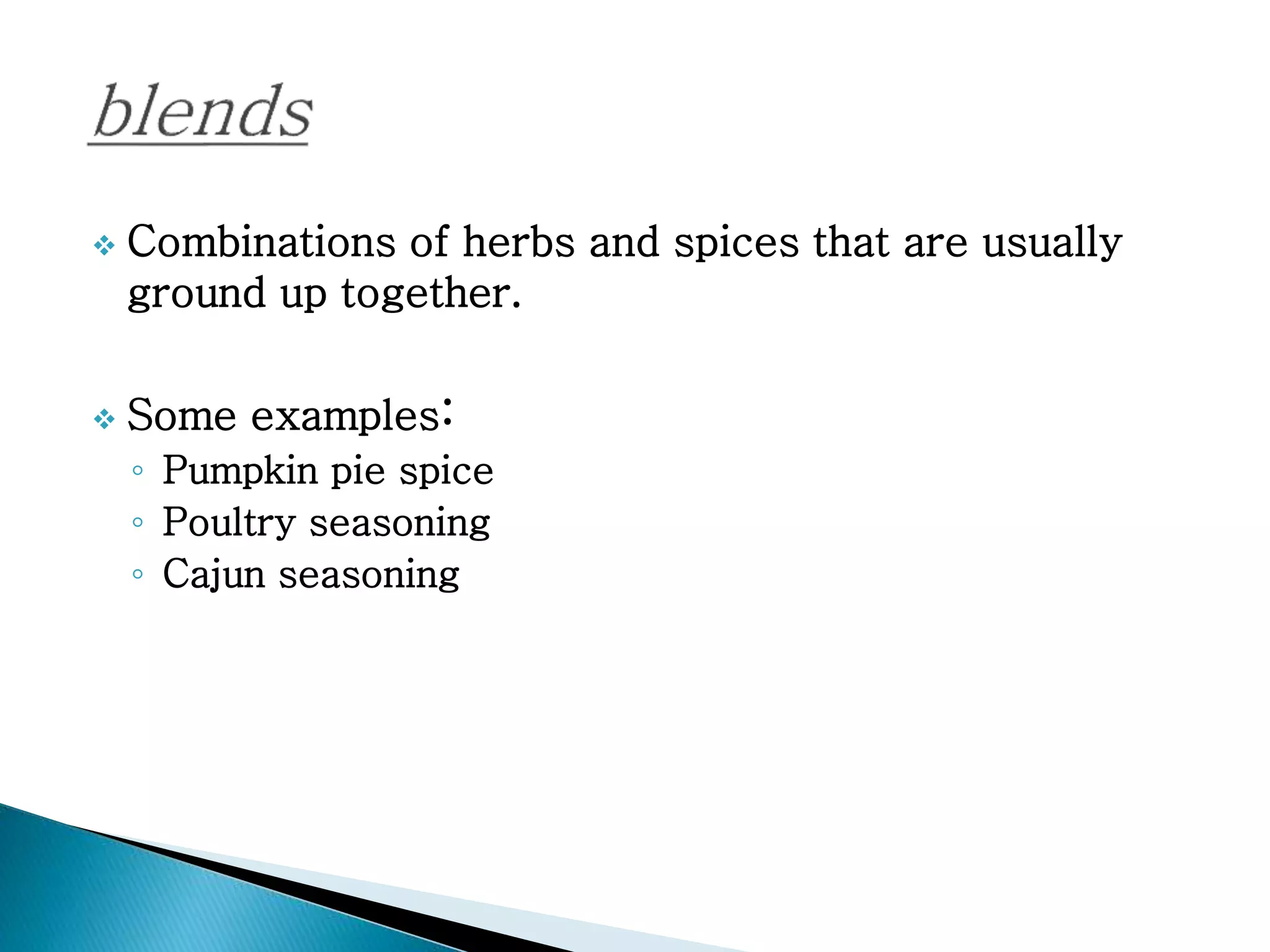 Herbs and spices | PPT