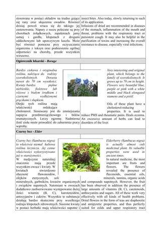 Herbs and aromatic plants