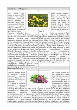 Herbs and aromatic plants