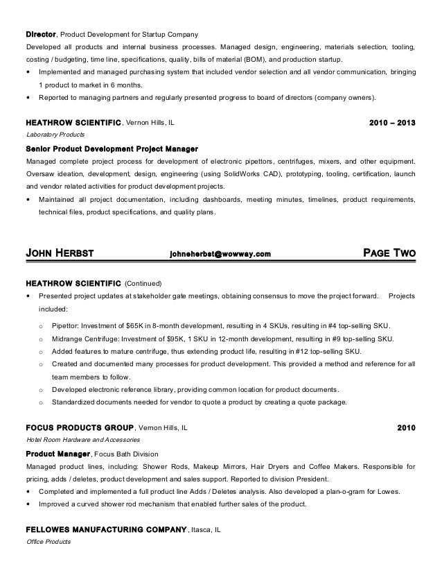 Manufacturing engineering jobs resume