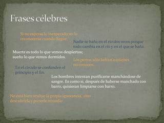 Fragmentos: cortos, concisos , chocantes y fáciles de recordar .