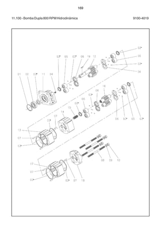 169 
11.100 - Bomba Dupla 800 RPM Hidrodinâmica 9100-4019 
 