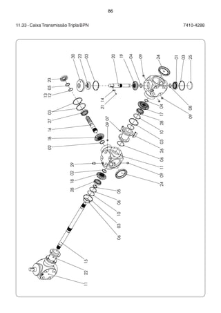 86 
11.33 - Caixa Transmissão Tripla BPN 7410-4288 
 