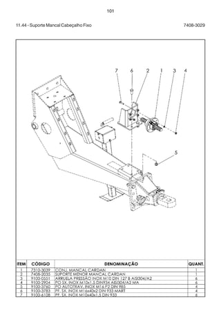 101 
11.44 - Suporte Mancal Cabeçalho Fixo 7408-3029 
 