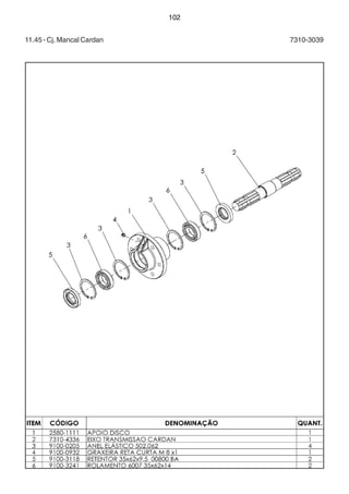 102 
11.45 - Cj. Mancal Cardan 7310-3039 
 