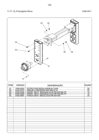 143 
11.77 - Cj. Prolongador Altura 7408-3011 
 