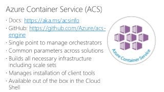 Herding Cattle with Azure Container Service (ACS)