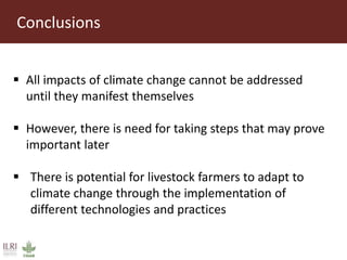 Climate change and herd management adaptation strategies