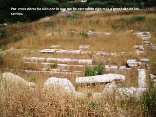 Libro IX
Mícale

Tras haber obtenido presagios favorables, los griegos abandonaron Delos,
arrumbando sus naves con dirección a Samos. Y, al llegar a las inmediaciones de
Cálamos, en territorio samio, fondearon en dicho lugar, a la altura del templo de
Hera que allí se alza, y se prepararon para librar una batalla naval.

 