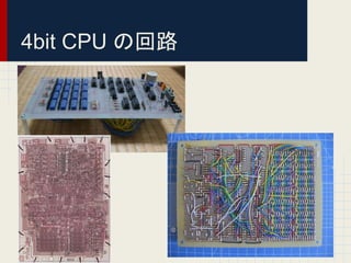 4bit CPU の回路
 