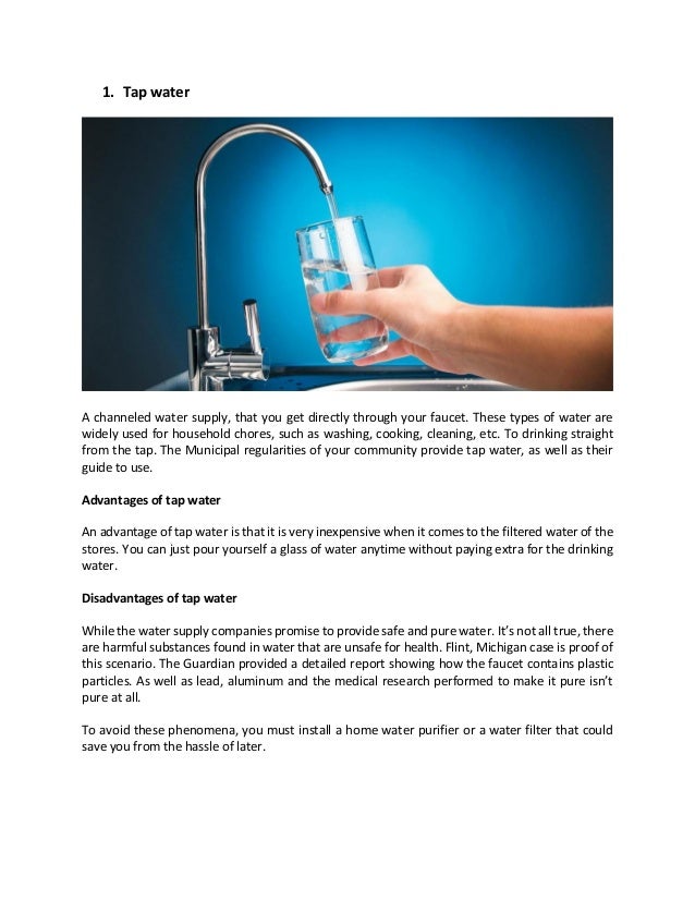 Here are 9 types of water you can drink