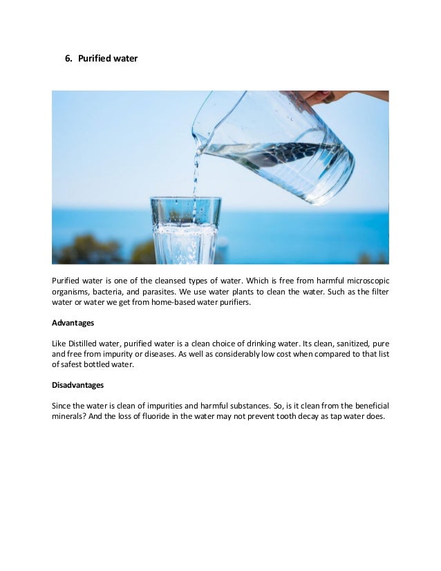 Here are 9 types of water you can drink