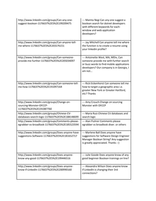 Here are the latest posts on our group | PDF