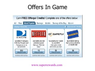 Offers In Game www.superrewards.com   