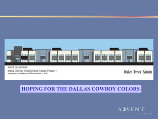 HOPING FOR THE DALLAS COWBOY COLORS
 