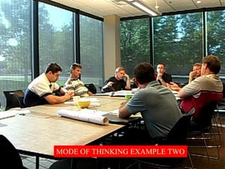 MODE OF THINKING EXAMPLE TWO
 