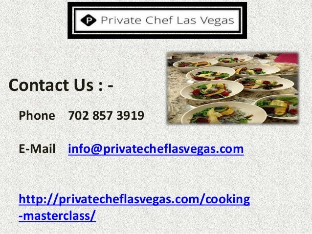 Here cooking classes las vegas