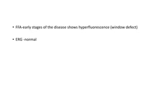 Window Defect Ffa Hyper Hereditary choroidal diseases | PPTX