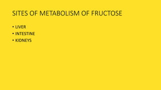 Hereditary fructose intolerance | PPTX