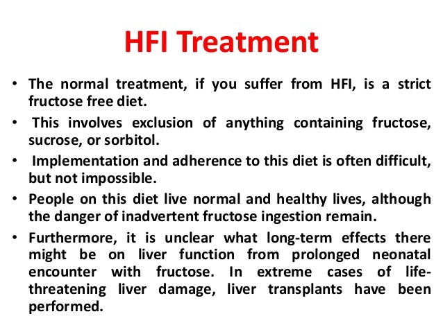 hereditary fructose intolerance