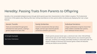 Offspring Image Examples Heredity-Passing-Traits-from-Parents-to-Offspring.pptx