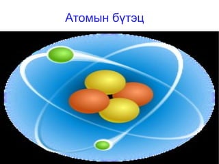 Атомын бүтэц
 