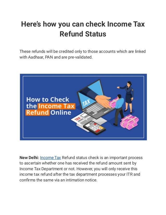 Here’s how you can check tax refund status