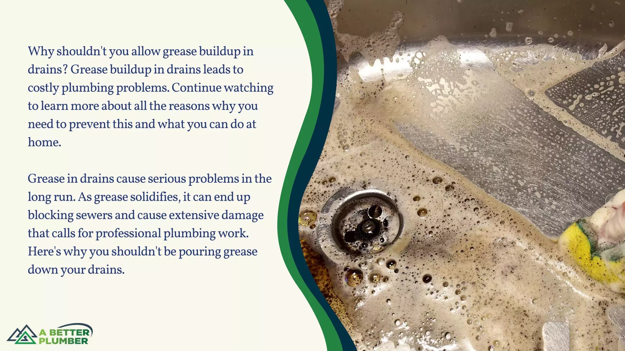 Here's Why You Should Not Allow Grease Buildup in Drains PPT