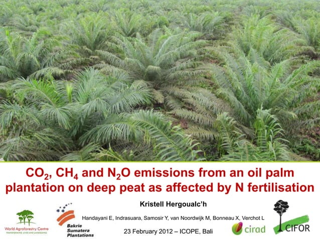 Carbon dioxide, methane and nitrous oxide emissions from an oil palm ...