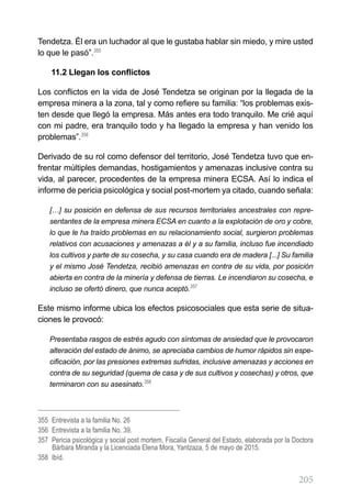 Informe Psicosocial "LA HERIDA ABIERTA DEL CÓNDOR" 