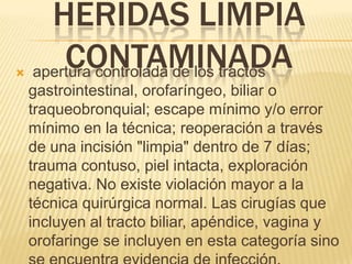 Heridas diapositiva | PPTX