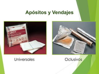 Apósitos y Vendajes

Universales

Oclusivos

 