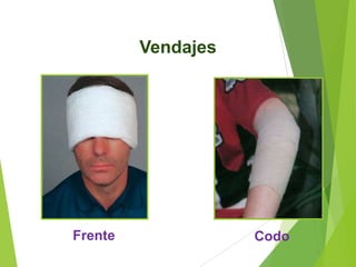 Vendajes

Frente

Codo

 