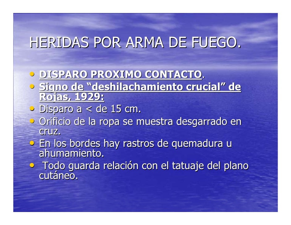 Heridas por arma de fuego Heridas por arma de fuego