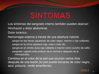 Heridas y hemorragias[1] | PPTX