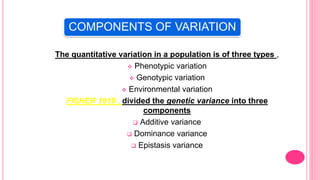 Heritability , genetic advance | PPTX