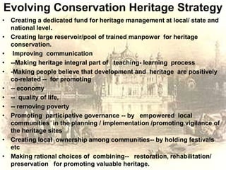 Role of Heritage in Urban Planning | PPT