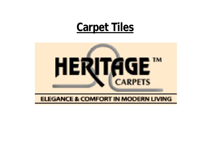 Heritage carpet tiles
