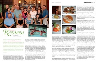 32    NeighborhoodNews                                                                                 Heritage Homefront   August   August Heritage Homefront                                                                            NeighborhoodNews                    33


                                                                                                                                                                                                                     fourth course it was. We all had a plate with a Mini
                                                                                                                                                                                                                     Brownie, warmed with Peanut Butter Fudge Gelato,
                                                                                                                                                                                                                     and a piece of Peanut Brittle on the side. We also sam-
                                                                                                                                                                                                                     pled the Mini Créme Brulee with Traditional Vanilla
                                                                                                                                                                                                                     Bean Custard Caramelized Sugar, and Berry Coulis.

                                                                                                                                                                                                                     The presentation is impressive with the way Chef
                                                                                                                                                                                                                     Michelle Brown displays each dish. We have a scale
                                                                                                                                                                                                                     from 1 - 5, with 5 being the BEST, and Jag’s was defi-
                                                                                                                                                                                                                     nitely our top rated restaurant with all 5’s. Everyone
                                                                                                                                                                                                                     agreed they would recommend friends to dine at Jag’s as
                                                                                                                                                                                                                     well as return themselves.

                                                                                                                                                                                                                     Whether it is just two for dinner or an event, Jag’s can
                                                                                                                                                                                                                     handle it with style to create a memorable experience
                                                                                                                                                                                                                     for any occasion. They have a Private Event Coordina-
                                                                                                                                                                                                                     tor, Laura Peyton, who will ensure that no detail is
                                                                                                                                                                                                                     overlooked. There are rooms with intimate settings for
                                                                                                                                                                                                                     12 to 14 in the “Parlor Room” or “Florida Room.” The
                                                                                                                                                                                                                     “Library Room,” “Mahogany Room,” and “California




Review
                                                                                                                                                                                                                     Room” can accommodate up to 60 for a sit down ele-
                                                                                                                                                                                                                     gant dinner. Jag’s also offers audio and visual equipment
                  restaurant                                                                                                                                                                                         for business meetings.

                                                                                                                                                                                                                     Best of all, the night’s not over after dinner. Atop the
                                                                                                                                                                                                                     majestic marble & mahogany bar in their lounge sits
                              By Michelle Tieman                                                                                                                                                                     a baby grand piano where a variety of the city’s most
                              Pictures by WEBB Photography                                                                           The second course was the “soup, salad, and grilled cheese.” This item is       outstanding musicians perform live Monday thru Satur-
                                                                                                                                     available on the lounge menu as well as on the lunch menu in December.          day all evening. Each musician has a style all their own,
                                                                                                                                     By the looks of the responses to the review questionnaire, I’d say that we      covering all eras of music having you singing along with
I had my own opinion of what is anticipated and                    and cozy, upscale, having a wonderful ambiance, intimate, and     will definitely come back again and again. The Gourmet Grilled Cheese           songs from yesterday to today. Or come out on Friday or
                                                                   enhanced by its soft music and lighting.” All of which made it    had Aged Cheddar, Fontina, Triple Whipped Brie, Arugula, Tomato                 Saturday night and dance the night away while enjoy-
expected at Jag’s Steak & Seafood Restaurant.
                                                                   conducive for conversation and relaxation while we enjoyed the    Confit and Balsamic. The Crab Bisque had an intense Crab Stock,                 ing the new state-of-the-art light show and listening to
Anyone who has been there raves about the steaks, and              four courses served throughout the evening.                       Cream, and Sherry Créme Fraiche. The salad was a Boursin Berry Salad,           some of the city’s best bands. The Company and The Sly
the seafood lovers will tell you the Seabass is the best in                                                                          which included Gourmet Greens, Boursin Cheese, Fresh Berries, Hari-             Band are two of Jag’s mainstay house bands.
town. But who would have predicted that some of our                Beginning with the first course was a vast array of delicious     cot Verts, Candied Walnuts, Tomatoes, Craisins, and Red Wine Vinai-
                                                                   appetizers: Camelot Chicken, which is a Coconut Encrusted         grette. This was a perfect combination for a summer lunch.                      A wonderful alternative to dinner is Jag’s Friday Happy
neighbors here in Heritage Club would pick the “grilled
                                                                   Chicken with Coconut Honey Mustard and Pineapple; Parme-                                                                                          Hour Buffet from 5:00 p.m. to 7:00 p.m. An abundance
cheese and soup” (aka Gourmet Grilled Cheese and                   san Calamari, served with Spicy Marinara and Peppercorn Aio-                                                                                      of appetizers, seafood, carved beef, pastas, salads and
                                                                                                                                     And the third course was my personal favorite, being a seafood lover. A
Crab Bisque) as their favorite. It just goes to show that          li; Pear and Peach Bruschetta, a Sweet Peach and Pear Chutney     generous portion of Seabass and Sliced Filet Mignon was served. The             delicious desserts to name a few, all for a minimum
outstanding ingredients and care goes into each and                over Triple Whipped Brie topped with a Balsamic Reduc-            Seabass was seared with Thai Chili Beurre Blanc, paired with Garlic             of $8.95 per person. Summertime at Jag’s offers drink
                                                                   tion; and a variety of sushi that included Jag’s Roll - Tempura   Mashed Potatoes, and Roasted Carrots. The Filet was also served with            specials from 5:00 p.m. until close thru September 1,
every dish.
                                                                   Shrimp, King Crab, Avocado and Cream Cheese along with            the potatoes and carrots along with Onion Straws. What can I say about          2012. They include $3 Yuengling, $4 Summer Shandy,
                                                                   Spicy Aioli; 5980 Roll - Tempura Shrimp, Spicy Tuna, Cream        these two meals? Well, not one negative word. You will just have to come        and $5 Well Cocktails. The Late Night Bar Menu start-
On June 20, 2012, Heritage residents enjoyed not just another      Cheese, Chives, Cucumber, Sliced Tuna; Oscar Roll - Kobe          for yourself to savor the delicious entrées. You definitely won’t be disap-     ing at 11 p.m. until close in the lounge offers a variety
monthly dinner night out, but an exceptional dinner served by      beef, Asparagus, King Crab, Lobster Hollandaise; Spicy Tuna       pointed.                                                                        of choices such as Fried Chicken Wings, Inferno Sushi
professional staff with the personal attention of Michael Frank-   Roll - Tuna, Spicy Aioli, Cucumber, Scallion, and Tobiko. We                                                                                      Roll, Pork Belly Tostados, Gourmet Grilled Cheese,
lin, General Manager, who oversaw every detail. We were seated     were warned not to overindulge in the appetizers and to save      After the fabulous meal, who would have thought there was room for              plus a couple of items to rotate.
in the California Room. It was described as “elegant, yet warm     room for what was yet to come.                                    dessert? Like they say, bring it and they will eat it . . . and a scrumptious                                                    continued...
 