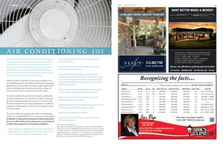 50     HomeMatters                                                                                                                        Heritage Homefront            July    July Heritage Homefront   51




air con di t ioni ng 101
Most residential air conditioning systems are electric compressor-              ·	 Check to make sure all supply outlets and returns are free from
cycle systems. This type of system includes the basic window or                 	 obstructions and dust.
through-the-wall unit, as well as central (whole house) air con-
ditioning systems. Central air conditioning systems are typically               ·	 Clean and/or replace air filters monthly (in season). Service the
either packaged units or split systems. Regardless of the style of              	 electronic air cleaner if you have one.

the system, the basic components and method of operation are
                                                                                ·	   Check to make sure the condensate drain extending from the
similar for all electric compression-cycle systems.
                                                                                	    evaporator area is draining freely. If there is an overflow pan under the
                                                                                	    unit, as is the case in many attic installations, be sure the pan is clean
Adequate airflow is important for the proper operation of an
                                                                                	    and the condensate drain open. If your unit has a condensate pump,
air conditioning system. Dirty filters and blocked or improperly
                                                                                	    keep it clean and working.
positioned air inlets (returns) and outlets (supply registers) will
result in imbalanced air distribution and uneven cooling. At
                                                                                ·	 Find a comfortable setting above 78 degrees F and don't change it. 		
least one return needs to be positioned near the ceiling.
                                                                                	 Consider installing a programmable or set-back thermostat.

Central air conditioning systems do not require a burdensome
                                                                                ·	 Make sure all ducts that pass through hot areas such as attics,
amount of maintenance, but some basic attention is required if
                                                                                	 garages and crawlspaces are insulated.
the unit's maximum economic life span is to be achieved. The
first major element that may require replacement is usually the
                                                                                ·	 Minimize heat gain and hot air infiltration by providing adequate attic 	
compressor. Unfortunately, it is also the most expensive compo-
                                                                                	 insulation and weather-stripping at windows and doors.
nent of the system.

                                                                                ·	 Make sure there is adequate attic ventilation.
An annual check and servicing of all central air conditioning
systems by a qualified HVAC service company is recommended.
                                                                                ·	 Never operate a house air conditioning system when the outside
In addition, to help attain the maximum comfort and trouble-
                                                                                	 temperature is below 60° F.
free service life for their system, homeowners are also advised
to follow these maintenance and operation guidelines:                           Article Source: www.housemaster.com
                                                                                This information is provided for general guidance purposes only. Neither DBR Fran-
·	 Reset dampers for air conditioning at the start of the cooling season. A 	   chising, LLC nor the local HouseMaster® franchise warrants its accuracy and assumes
                                                                                no liability related to its use. Contact the local franchise office and/or qualified special-
	 damper adjustment is required only if there are separate ducts for the 	      ists for advice pertinent to your specific house or circumstances. © Copyright 2008
	 cool air and if the return has both a ceiling and floor register.             DBR. Each HouseMaster franchise is an independently owned and operated business.
                                                                                HouseMaster is a registered trademark of DBR Franchising, LLC.
 