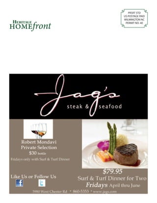 PRSRT STD
            US POSTAGE PAID
            WILMINGTON NC

homefront
             PERMIT NO. 40
 