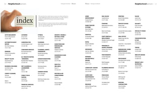 7March Heritage Homefront6 Heritage Homefront March
This section has been created to give you easier access when searching for a
trusted neighborhood vendor and service provider to use. Take a minute to
familiarize yourself with the businesses sponsoring the Heritage
HOMEfront.
These local businesses are proud to partner with your neighborhood and
make this newsletter possible. Please support these businesses and thank
them for supporting Heritage Club!
AUTO DEALERSHIP
Porsche of Kings Automall
(513) 851-5900
AUTOMOTIVE BODY
REPAIR
West Chester Autobody
(513) 777-3857
BANKING
Peoples First Savings Bank
(513) 398-1040
BEAUTY SALON
Exquisite Beauty Spa
(513) 779-0343
BUSINESS COACHING
Focal Point Coaching
(937) 572-2368
CARPET CLEANING
Clean Brite
(513) 791-0509
Widmer's
(513) 321-7600
CATERING
At Your Service
(513) 847-4584
CHIROPRACTOR
Live Well Chiropractic Center
(513) 285-7482
CONCIERGE SERVICES
Best Friend Errand Service
(513) 283-4535
DJ / PRIVATE PARTIES
/ WEDDINGS
Big Daddy Walker Productions
(513) 678-2107
DRY CLEANERS &
LAUNDERERS
Widmer's
(513) 321-7600
FAMILY FUN &
PARTIES
Jump & Jack's
(513) 779-5867
FINANCIAL SERVICES
Edward Jones, Bill Lendl
(513) 777-5555
FITNESS
Title Boxing Club
(513) 779-8221
FLOORING
Market Ready Home Services
(513) 289-9231
FLOORING, CARPET,
HARDWOOD
Bockrath Flooring & Rugs
(937) 438-0870
GARAGE MAKEOVERS
Garage Storage and More
(513) 779-3400
Ideal Garage Solutions
(513) 562-7542
GARDEN CENTER
Berns Landscaping
(513) 423-5306
Delhi Flower & Garden Center
(513) 759-4700
GRANITE / MARBLE /
NATURAL STONE
Cincinnati Stone Works
(513) 777-7090
HANDYMAN AND
REMODELING
SERVICES
Handyman Connection
(513) 733-3777
HARDWOOD FLOOR
CLEANING
Clean Brite
(513) 791-0509
HEALTH &
WELLNESS
Fitness 19
(513) 336-7519
HEATING & AIR
CONDITIONING
Hauser Air
(513) 777-7979
Thomas & Galbraith
(513) 825-6805
HOME
IMPROVEMENT
Champion Windows
(513) 898-1694
HOME THEATER
SYSTEMS
Hanson Audio Video
(937) 293-6200
HOSPITAL
Fort Hamilton Hospital
(513) 867-2000
HOTEL
Wingate by Wyndham
(513) 777-1101
INSURANCE
State Farm- Meinberg
(513) 891-0100
INTERIOR
DECORATING &
DESIGN
Interiors Plus
(513) 777-7717
LANDSCAPE / DESIGN
Delhi Flower & Garden Center
(513) 759-4700
LAWN CARE /
MAINTENANCE
Lawn Improvement Team
(513) 839-0367
MASSAGE
Lighthouse Massage Therapy
(513) 543-1716
NAIL SALON
Caravelle Nail Spa
(513) 777-2666
PAINTING
Market Ready Home Services
(513) 289-9231
Master Touch Painting
(513) 759-1685
PARTY RENTALS /
INFLATABLES
Affordable Party Rental & Supply
(513) 895-2777
PERSONAL &
SPORTS TRAINING
Explosion Fitness Solutions
(513) 870-0203
PHOTOGRAPHY
Just Kids Photography
(513) 847-4417
Webb Photography
(513) 746-1810
PLUMBING SERVICES
Fox Plumbing LLC
(513) 259-0699
PRESCHOOL
Primrose of Mason
(513) 336-6756
The Goddard School
(513) 398-2777
PRINTING
Bethart Printing Solutions
(513) 942-0088
PRIVATE SCHOOL
Bethany School
(513) 771-7462 x104
Cincinnati Hills Christian Academy
(513) 247-0900
REAL ESTATE
Madeline Hoge-Sibcy Cline
(513) 659-0095
Sandra Peters - Comey Shepherd
(513) 300-2518
REMODELING / HOME
IMPROVEMENT
deStefano Brothers Remodeling
(513) 755-7471
RESTAURANT
Geisha Hibachi Grill & Sushi Bar
(513) 777-3888
Jag's Steak & Seafood
(513) 860-5353
Menchie's Frozen Yogurt
(513) 299-0920
UNO Chicago Grill
(513) 942-6646
ROOFING
CONTRACTORS
Fasten Pro Roofing
(513) 774-9495
SALON
Lunatic Fringe
(513) 795-1542
SECURITY
Protect Your Home
(877) 505-7423
SPECIALTY FOODS
The Spicy Olive
(513) 847-4397
TRANSPORTATION
& TAXI
All Around Taxi
(513) 894-8500
TRAVEL
Provident Travel
(513) 382-0850
WEB SITE DESIGN
De Novo Dezign
(513) 886-7010
WEIGHT LOSS /
NUTRITION
Advanced Wellness
(513) 407-5775
NeighborhoodSponsors NeighborhoodSponsors
 