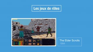 Les jeux de rôles
The Elder Scrolls

1994
 