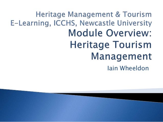 heritage tourism management