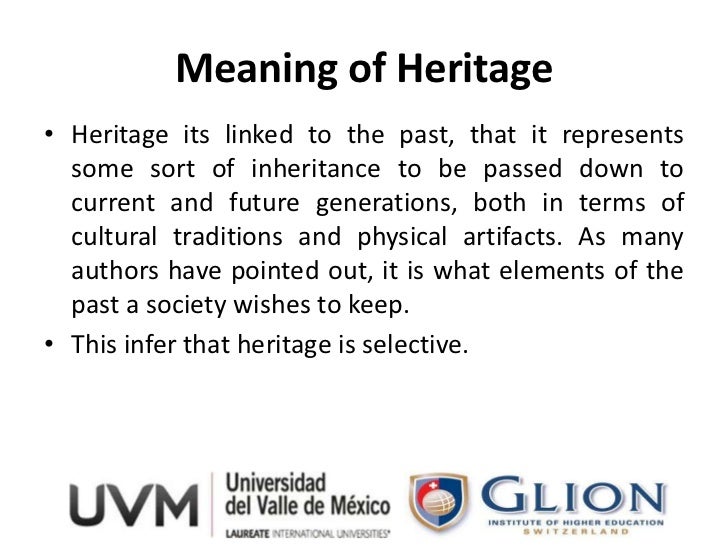 heritage tour meaning