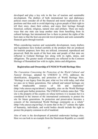 Heritage tourism and sustainable development | PDF