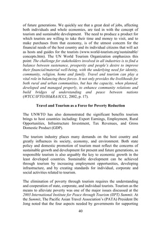 Heritage tourism and sustainable development | PDF