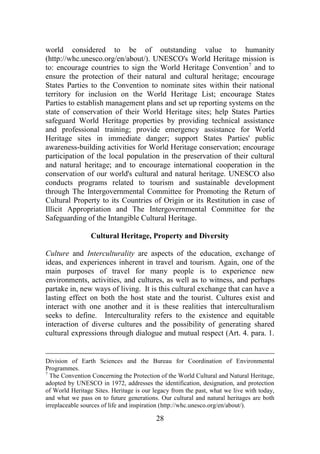 Heritage tourism and sustainable development | PDF