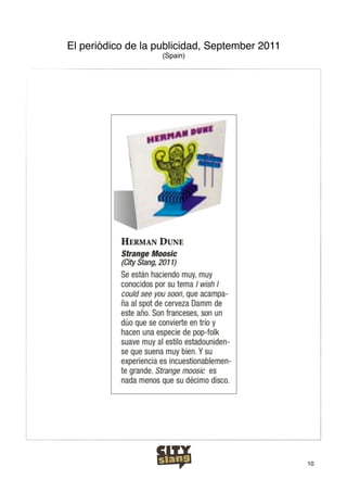 El periódico de la publicidad, September 2011
                    (Spain)




                                                10
 